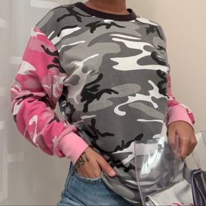 Opening Ceremony Camo Long Sleeve Shirt